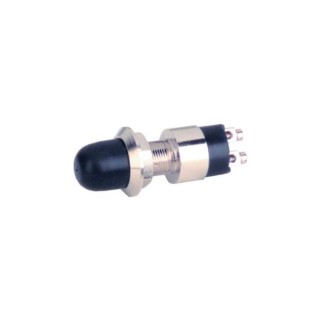 Water-Resistant Push Button Switch 12/24 V – DT 12/24 L , Black