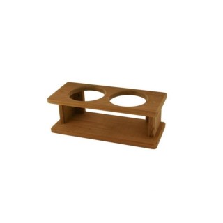 Teak Four Bottles Holder 260x115x105