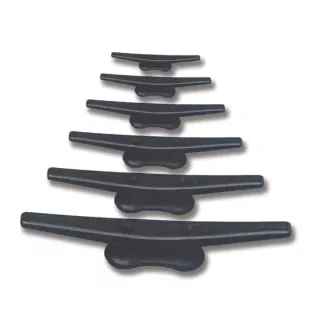 Black color open base cleat length
