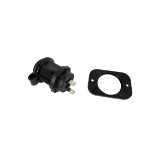 12 V DC Dash Socket with Watertight Cap