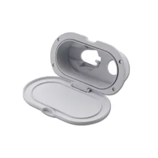 Oval shower box 150x75 mm