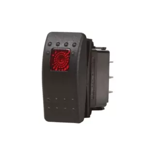 Contura&nbsp;II DPDT Switch (ON)-OFF-ON Black for Dual Wipers