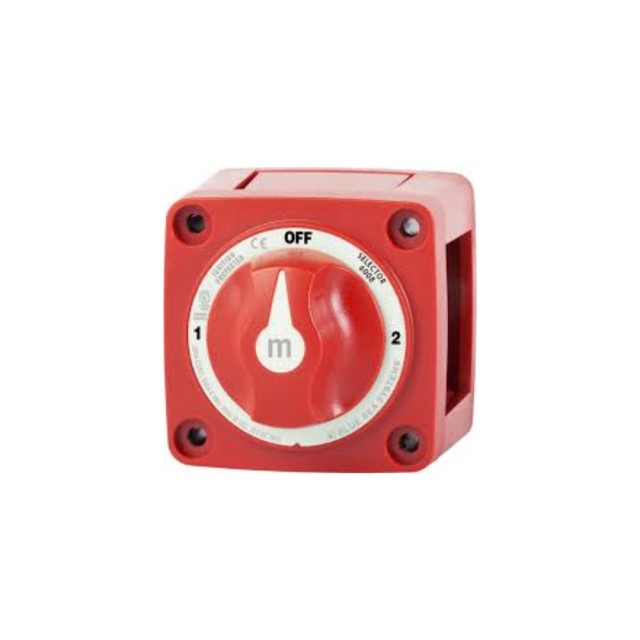 m-Series Mini 3-Position Battery Selector 300 A – OFF-1-2