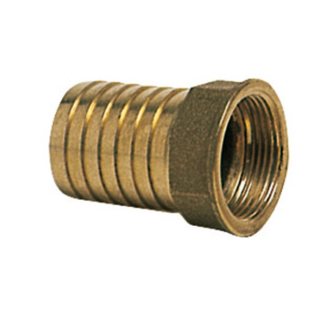 Cast brass female hose adaptor 1/4 x 10 mm