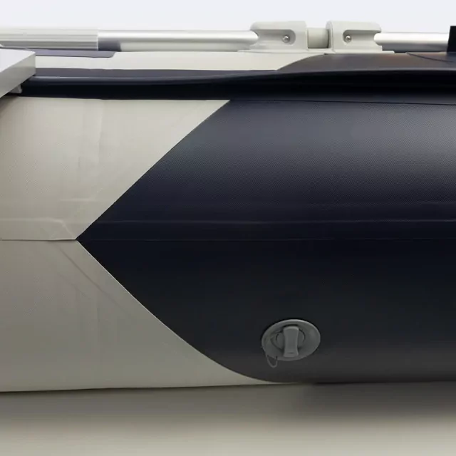Inflatable boat Nautend PVC with single aluminium hull RAB/ Grey with diagonal navy