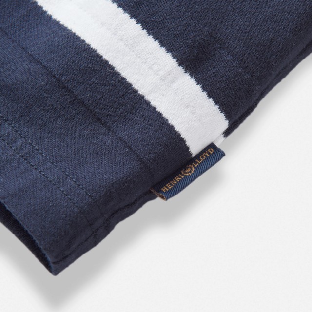 Mens T-Shirt Salcombe Tee - Navy Blue