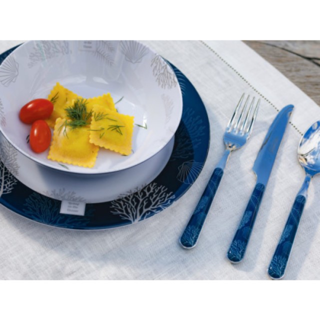 Cutlery Set for 6 Persons Living Marine Business (Set of 24 Pieces)