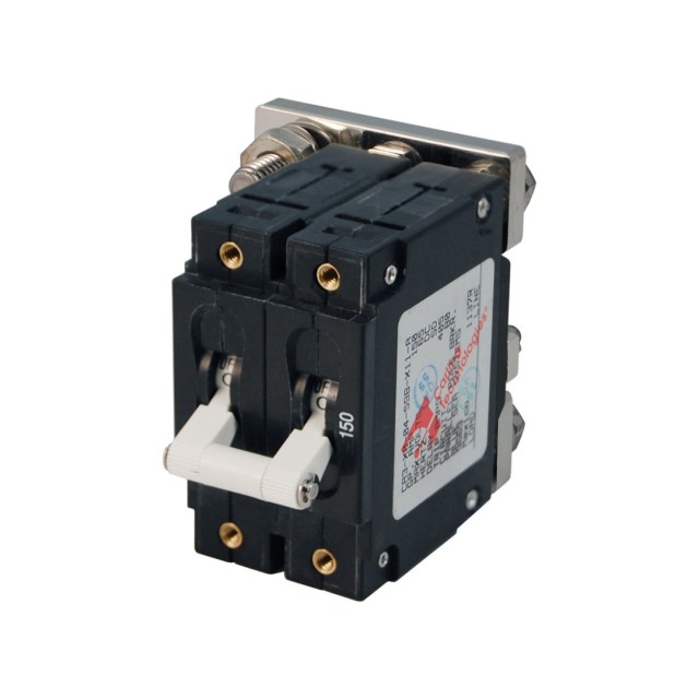 C-Series Διπλός Διακόπτης Τύπου Toggle, 150 A - Λευκός