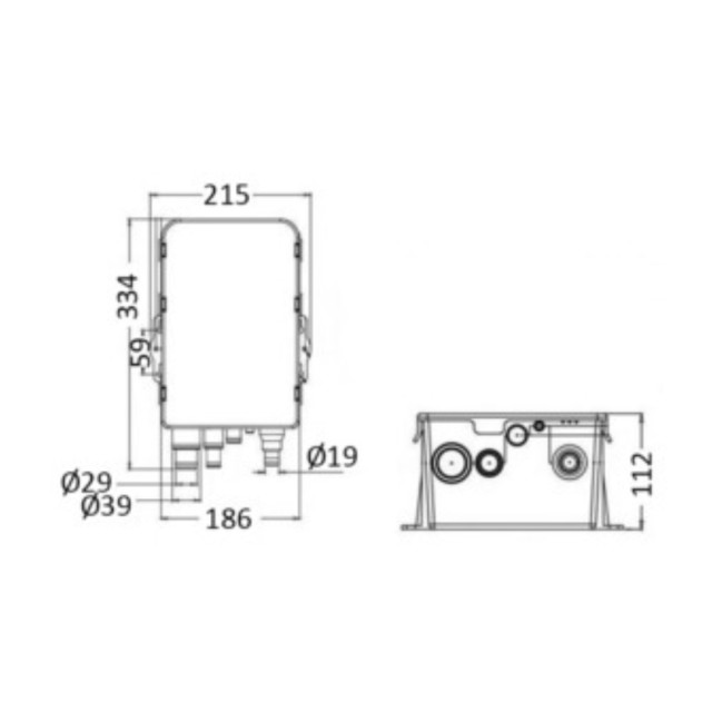 Europump Δεξαμενή για Ντους με αυτόματη αντλία 750 gallon 12v