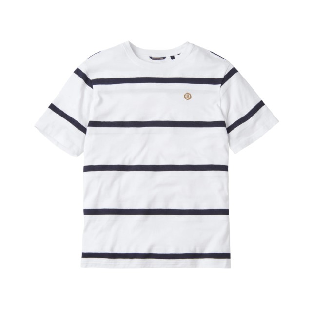 Mens T-Shirt Salcombe Tee - White