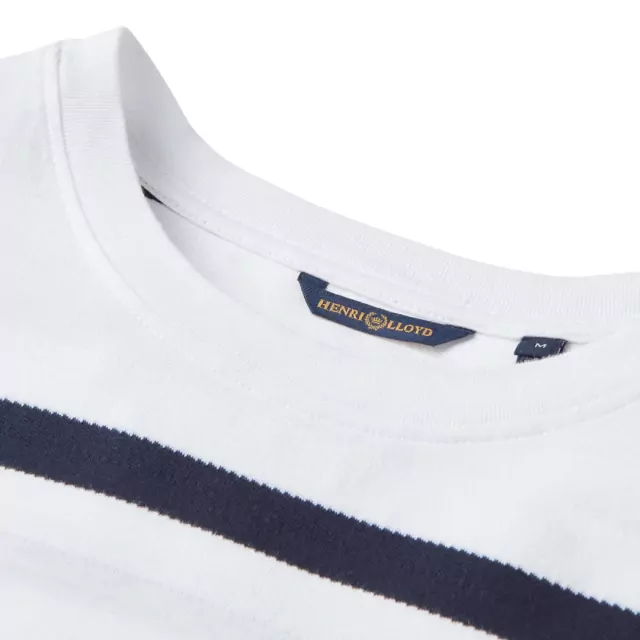 Mens T-Shirt Salcombe Tee - White