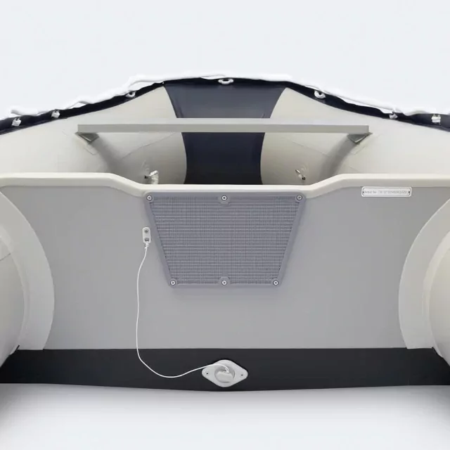 Inflatable boat Nautend PVC with single aluminium hull RAB/ Grey with diagonal navy