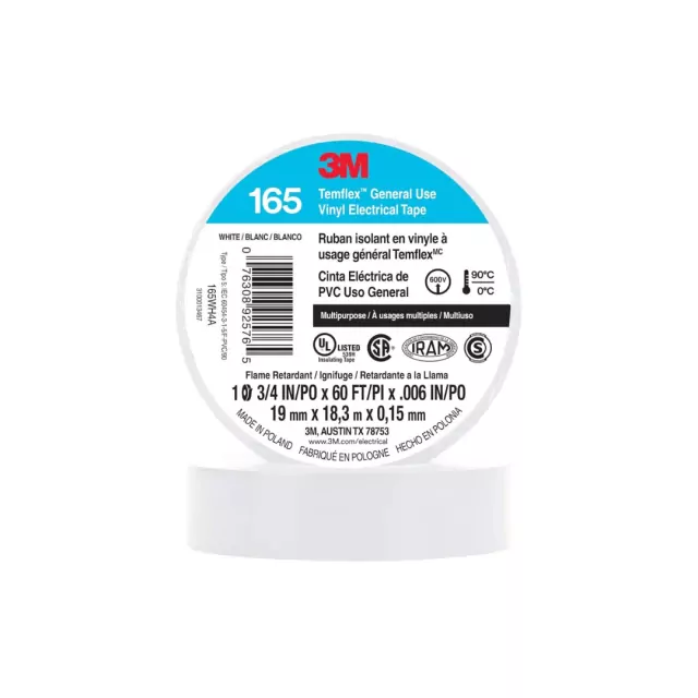 Temflex 165 Ταινία PVC Μονωτική 19mm x 20m