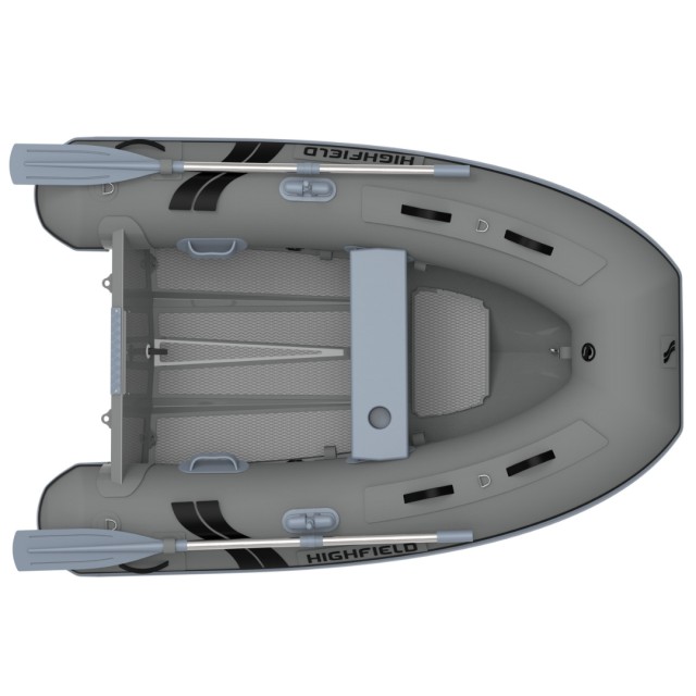 Tender Highfield Ultralite with single aluminium hull