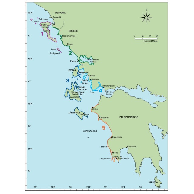 Ionian Waters Pilot (Corfu, Levkas, Cephalonia, Zakinthos and the adjacent mainland coast to Finakounda)