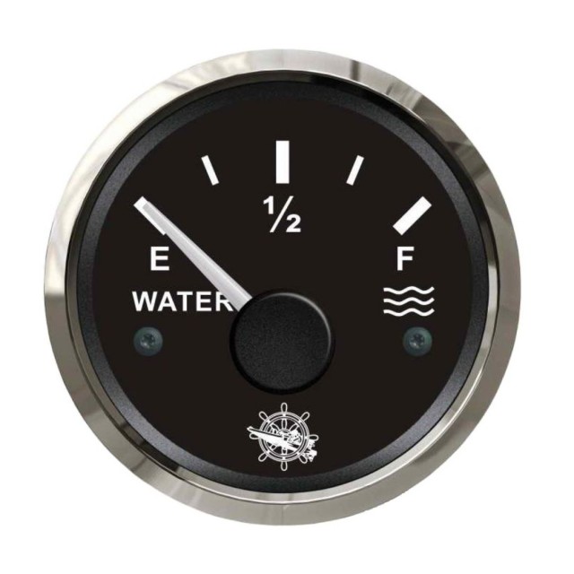 Water level gauge 240/33 Ohm black/chrome glossy