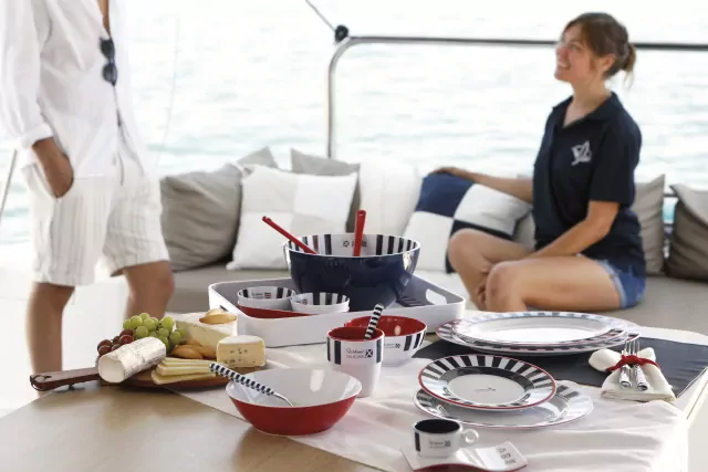 Marine Business Venezia Non-Slip Melamine Tableware for 4 People (6 Pieces)