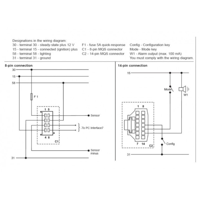 Στροφόμετρο Veratron ViewLine 5.000 RPM Λευκό 85mm