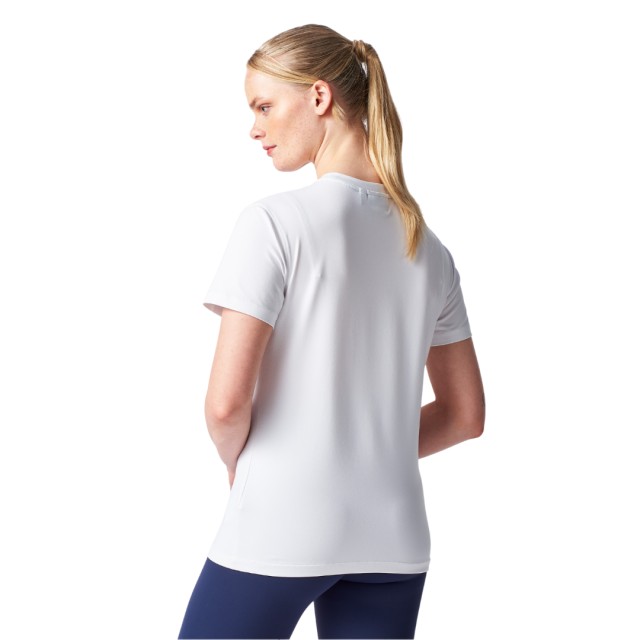 T-Shirt Womens Sunscreen Short Sleeve  Dri-Fast SS Tee White