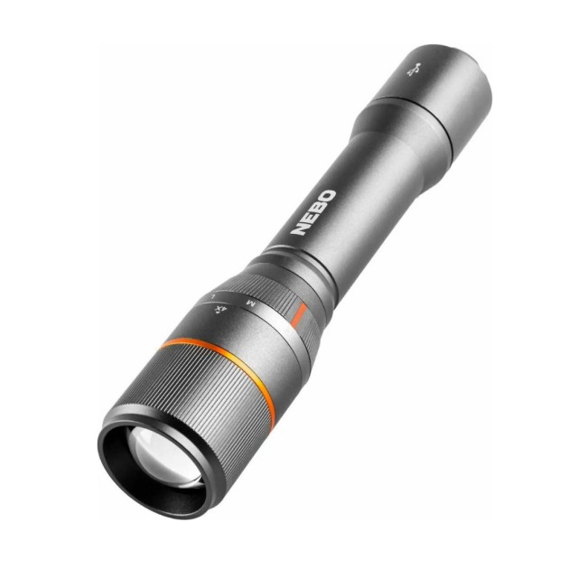 Rechargeable Flashlight LED Waterproof 2000lm Davinci