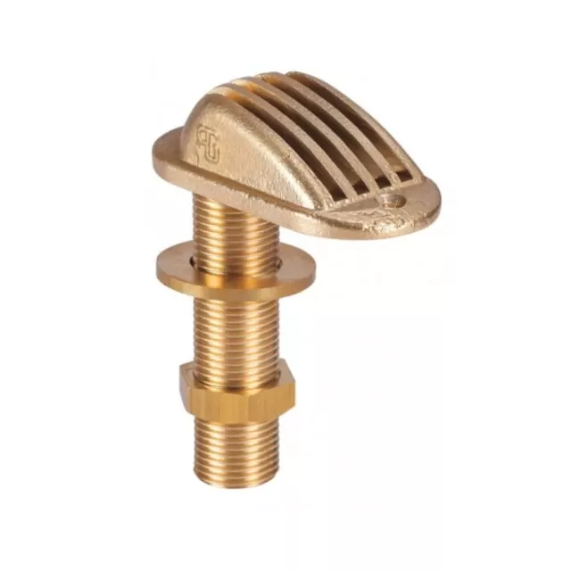 Grated water intake Thru-Hull  (engine) Yellow brass