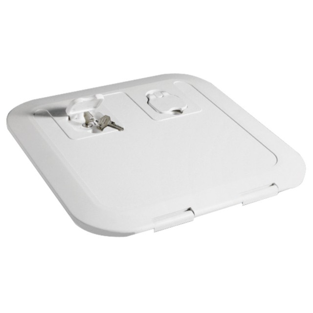 White flush inspection hatch 375 x 375 mm