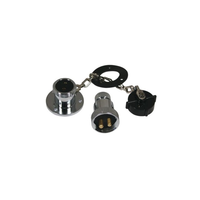 Waterproof plug and socket 3A