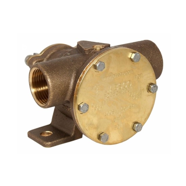 1 bronze pump, 80-size, foot-mounted with BSP threaded ports