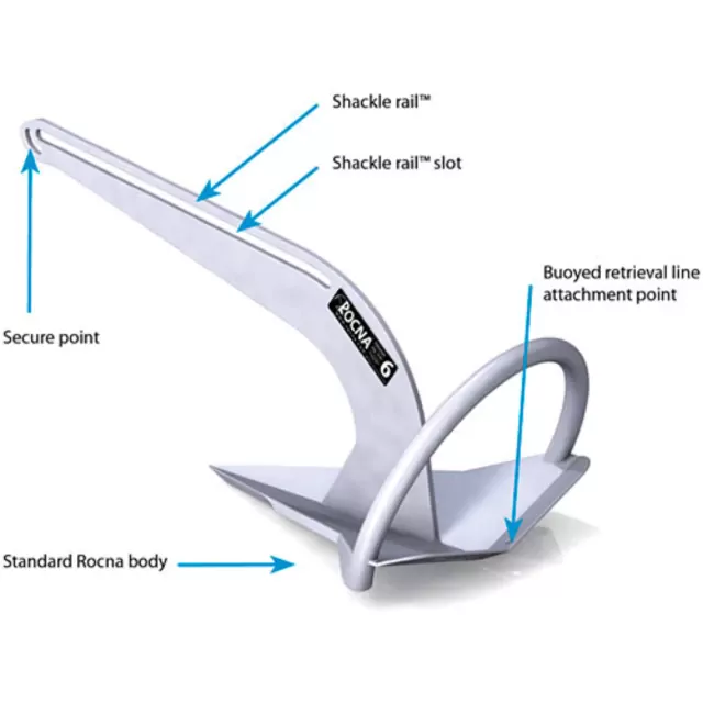 Rocna anchor Galvanised Fisherman