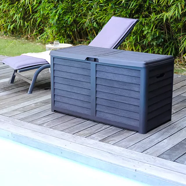 Storage Chest Charcoal Grey 117.3X65.3X54.8cm