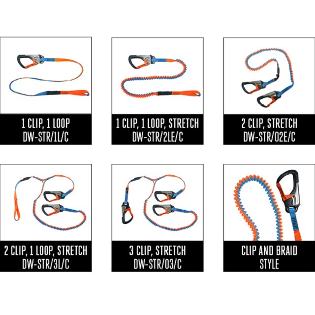 2 Clip Elasticated Performance Safety Line