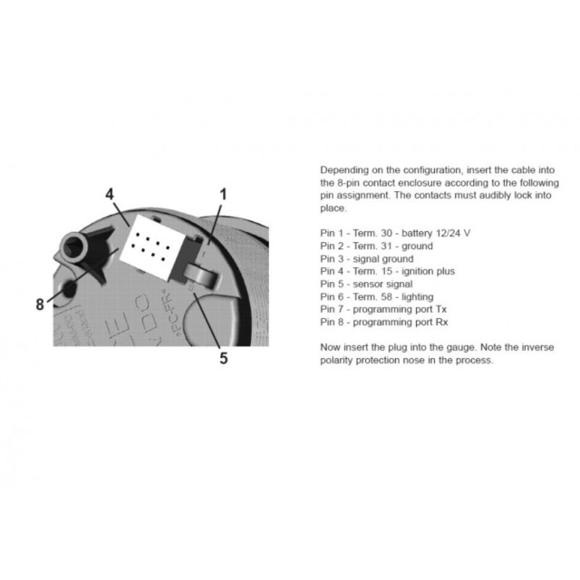 Waste Water Level 4-20mA Black 52mm Veratron ViewLine