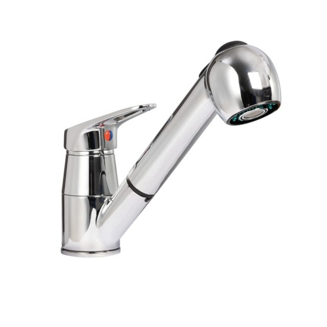 Olivia single-control combined mixer + removable shower