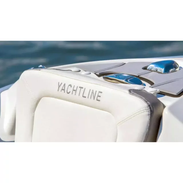Inflatable ZODIAC RIB Yachtiline Hypalon White with console and seat (Polyester Hull)