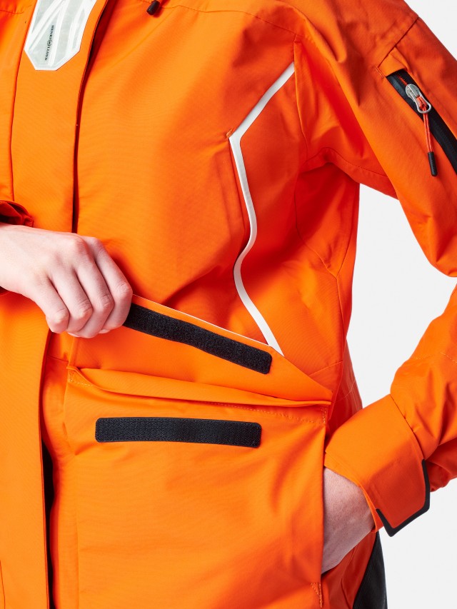 Νιτσεράδα με κουκούλα Γυναικεία Elite Jacket Power Orange