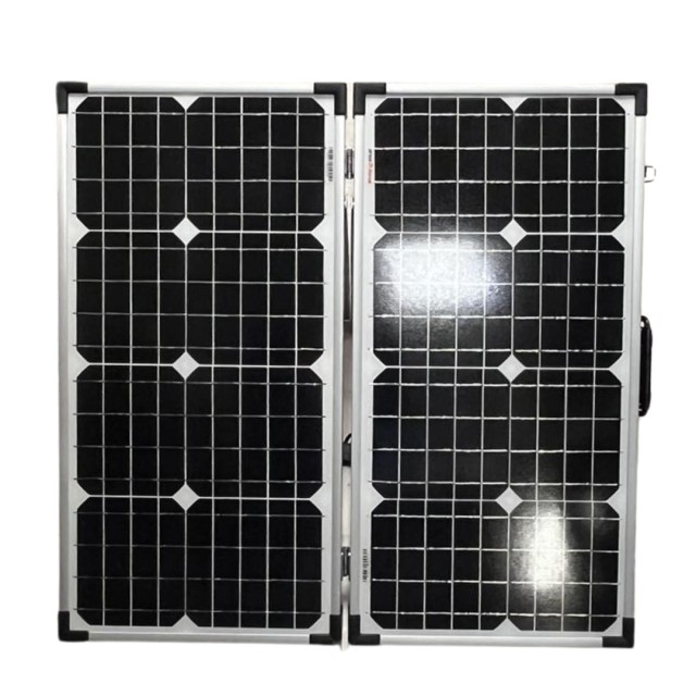 Ηλιακό Πάνελ Σετ 60W (2 x Μονοκρύσταλλο 30W) με Ρυθμιστή & Καλώδια Folding