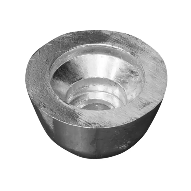 Anode BCS conical propeller nut with stainless steel insert O 84 H.52