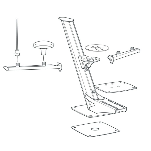 PTM-R1-2 Tapered radar mast