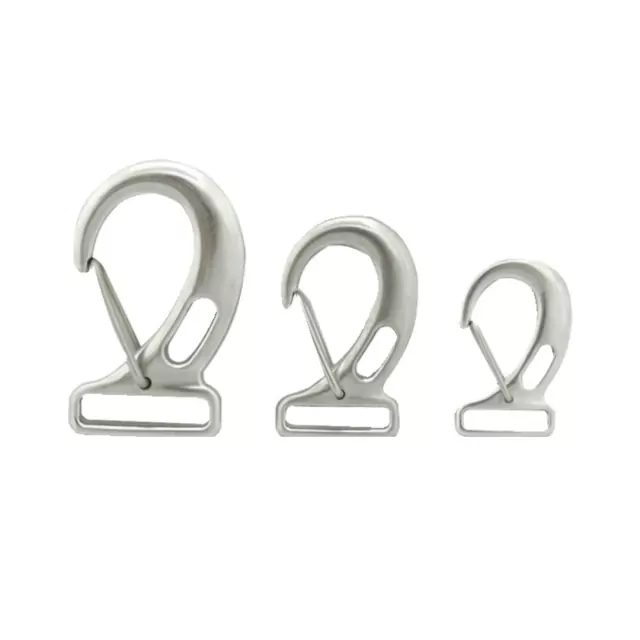Snap-hook AISI 316 for webbing 52x26 mm