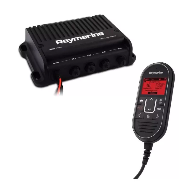Ray 90 VHF Black Box (wired handset, passive speaker & cable)