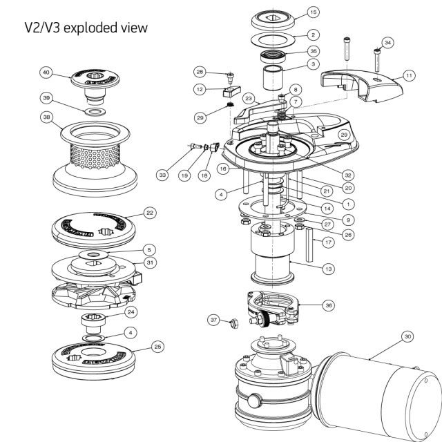 14 - V2V3 CONTROL ARM KIT