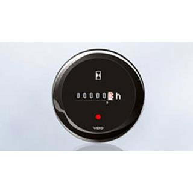 HOUR COUNTER D52mm black