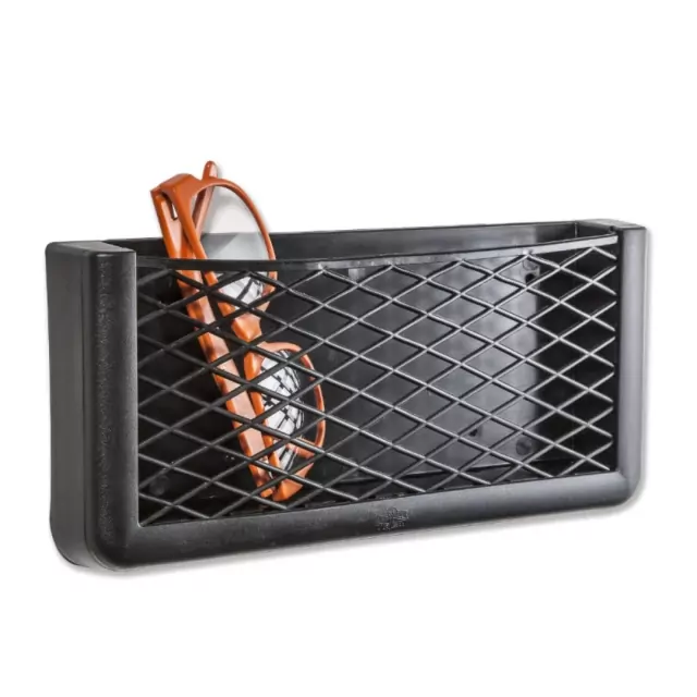 Rectangular elastic net in rubber as object holder , black