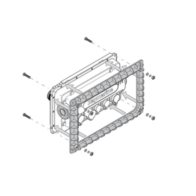 Rear mounting bracket for the 7-inch eS series display (eS7)