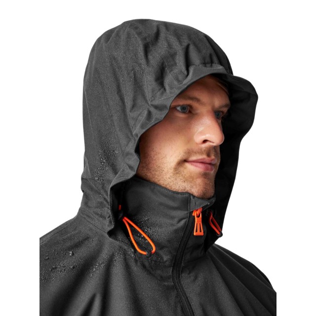 MENS BREEZE JACKET Black Windproof & waterproof jacket with hood