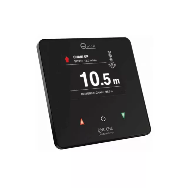 Flush-Mount Windlass Control with Built-in Chain Counter