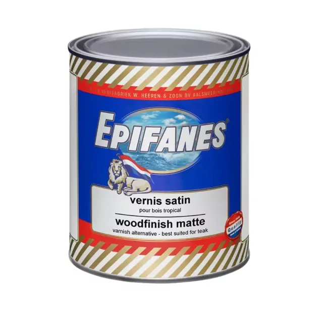 Woodfinish Matte Βερνίκι Ξύλου Διάφανο Ματ, 1lt