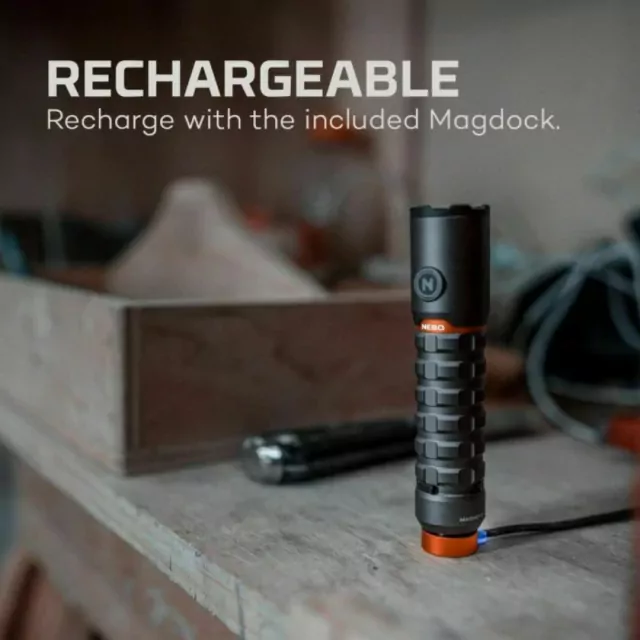 Rechargeable Flashlight LED Waterproof 2000lm Torchy 2K