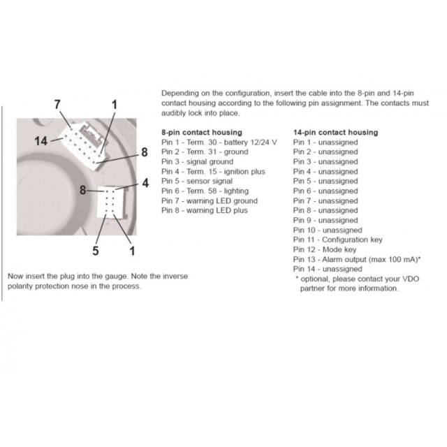 Στροφόμετρο Veratron ViewLine 4.000 RPM Μαύρο 85mm