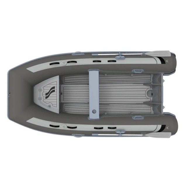 Tender Highfield Inflatable Boat with Aluminum hull ,EVA teak